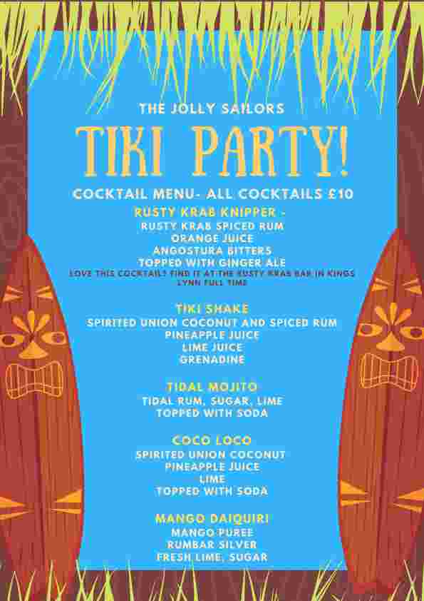 TJS Tiki Party Cocktails