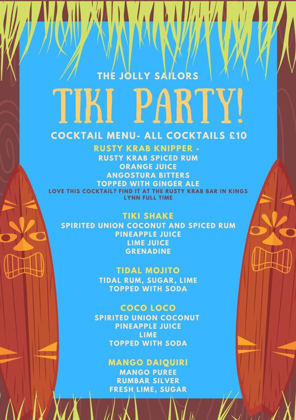 TJS Tiki Party Cocktails