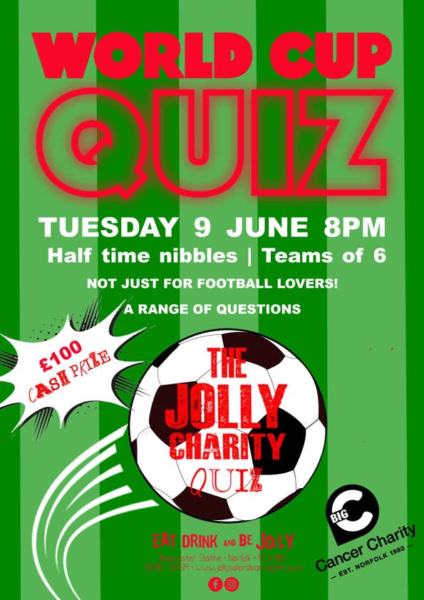 TJS World Cup Quiz Night Low