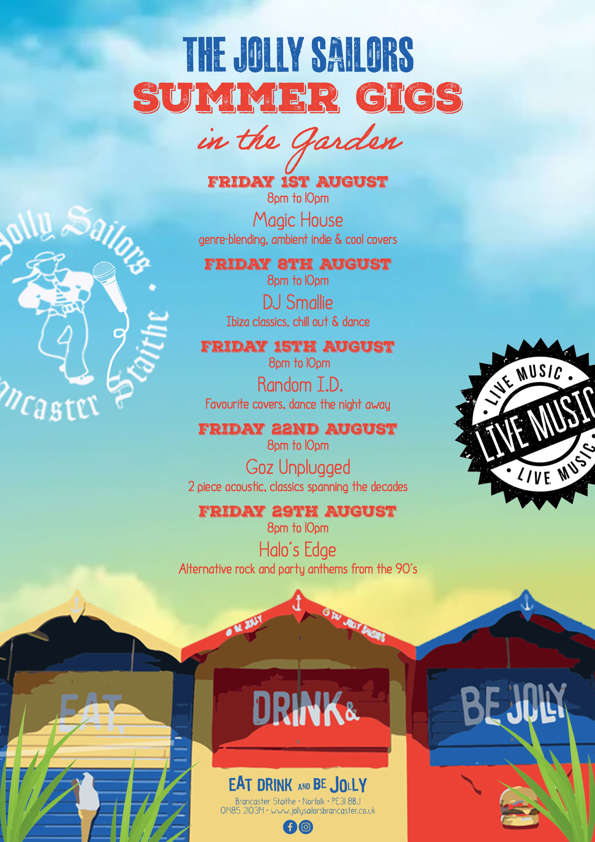 Jolly Sailors August Gigs